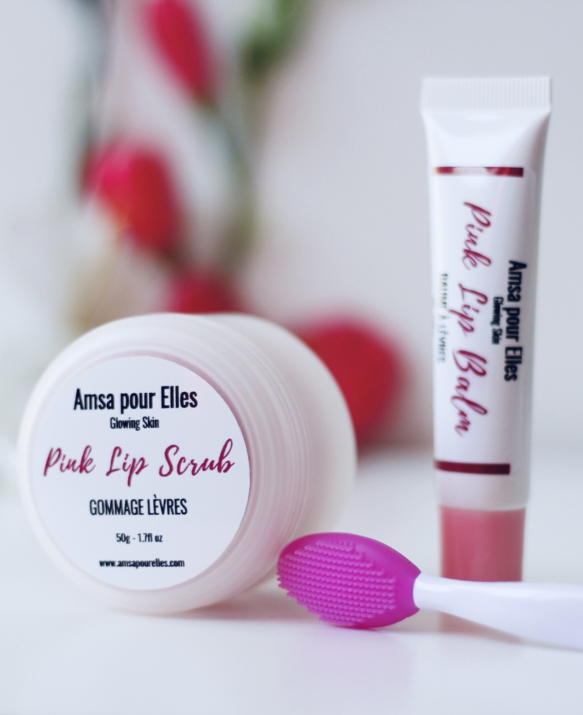 Pink Lip Balm & Scrub