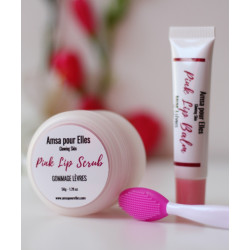 Pink Lip Balm & Scrub